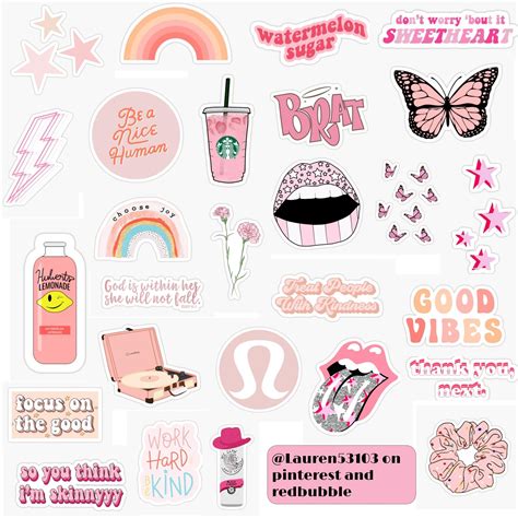 stickers aesthetic|free printable aesthetic stickers.